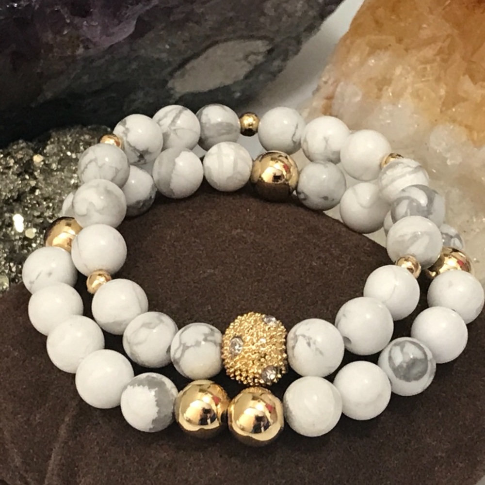 Howlite Stone Bracelet